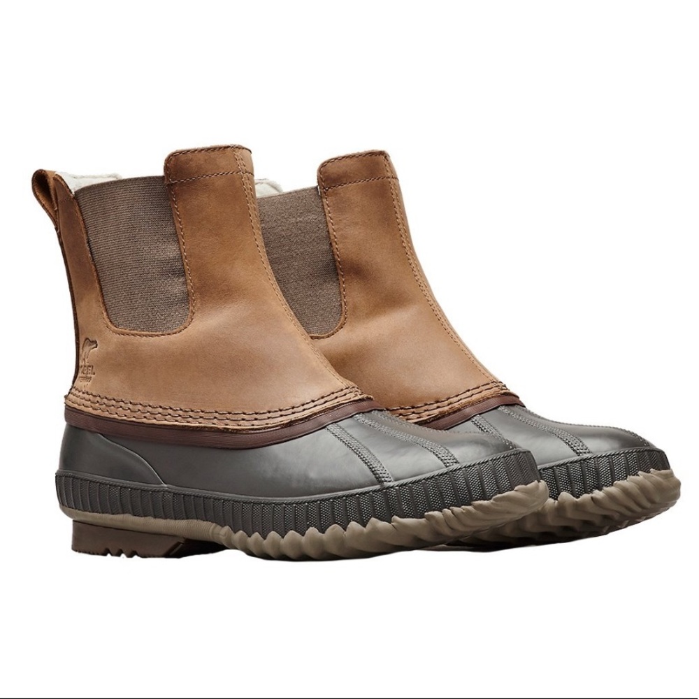 Sorel Cheyanne Chelsea Boots Men's Tan Duck 10.5